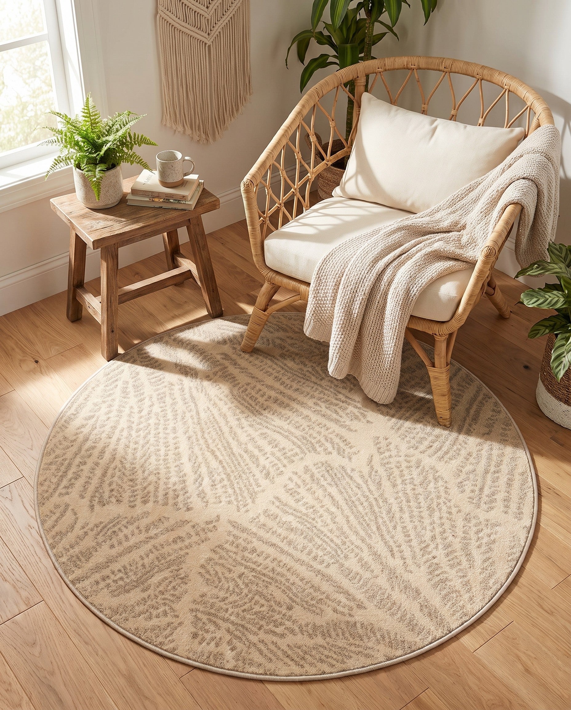 3' x 3' Contour Round Rug