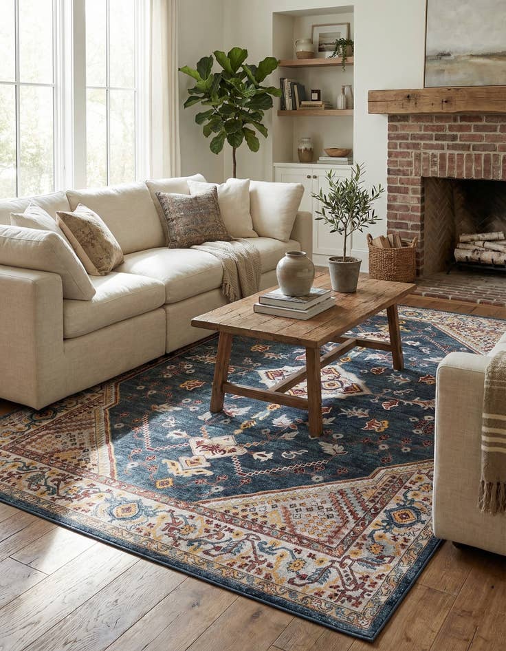 Detail image of 10' x 14' Kamala Washable Rug