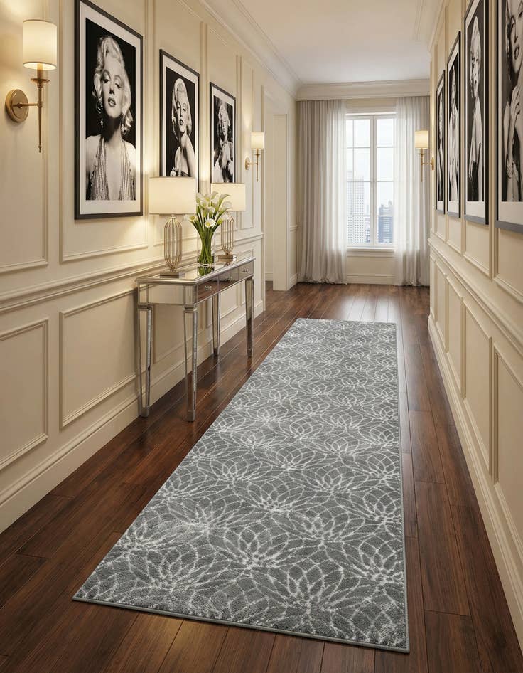 Detail image of 2' 7 x 12'  Marilyn Monroe&trade; Glam Dahlia Runner Rug