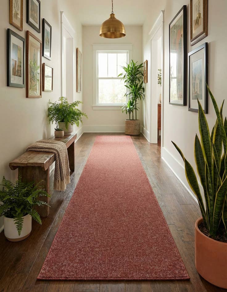 Detail image of 2' 6 x 13' Everyday Solid Runner Rug