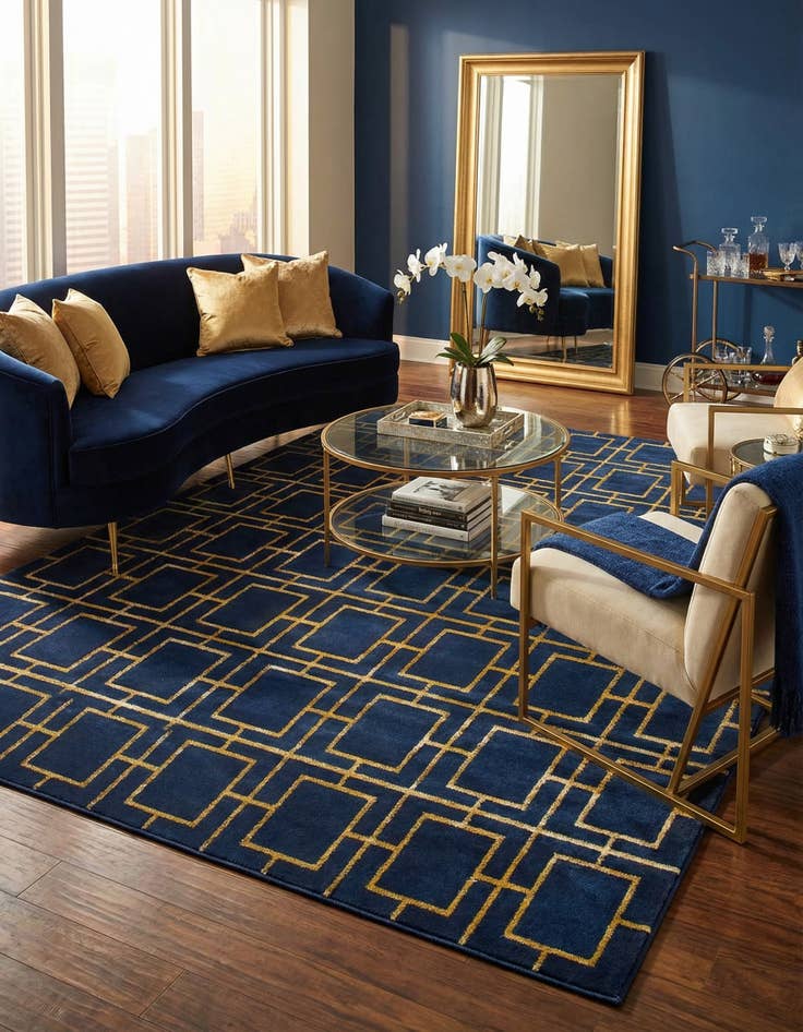 Detail image of 9' x 12' Marilyn Monroe&trade; Glam Deco Rug