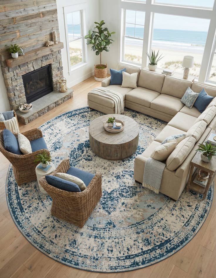 Detail image of 13' x 13' Monte Carlo Round Rug
