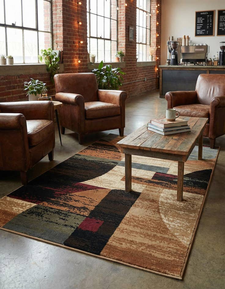 Detail image of 4' x 6' Cafe Rug