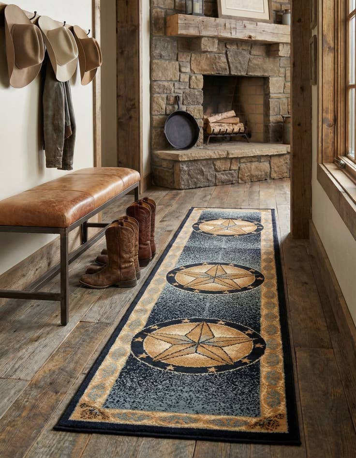 Detail image of 2' x 10' Pioneer Runner Rug