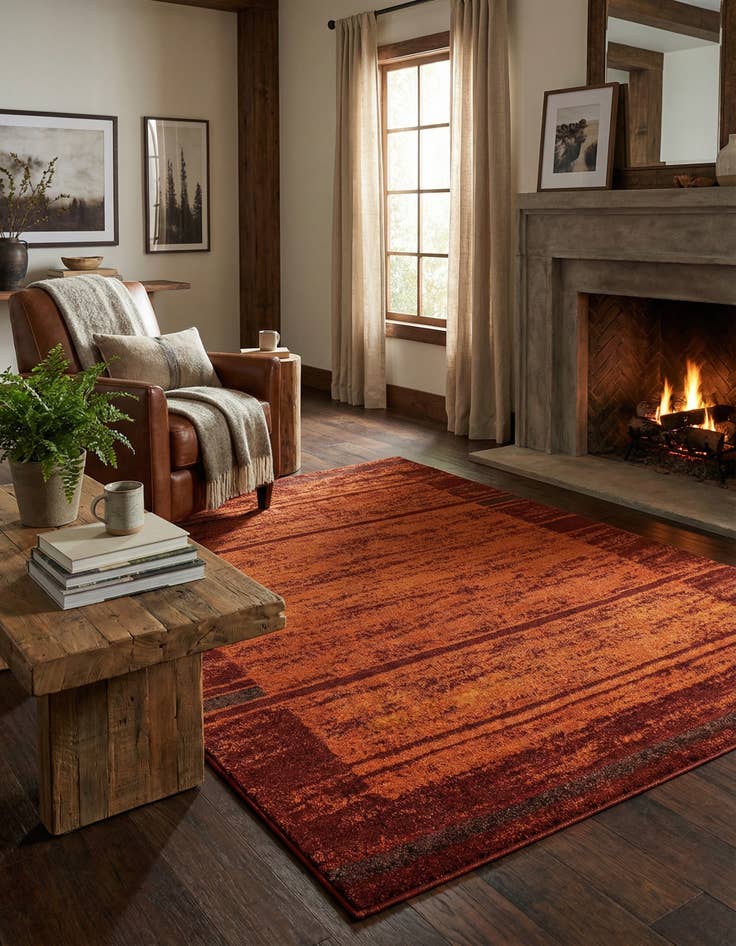 Detail image of 6' 1 x 9' Harvest Rug