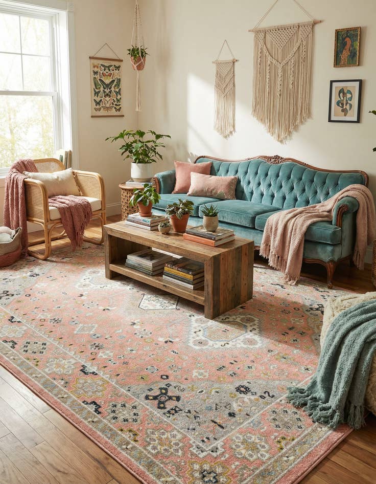 Detail image of 9' x 12' Kamala Washable Rug