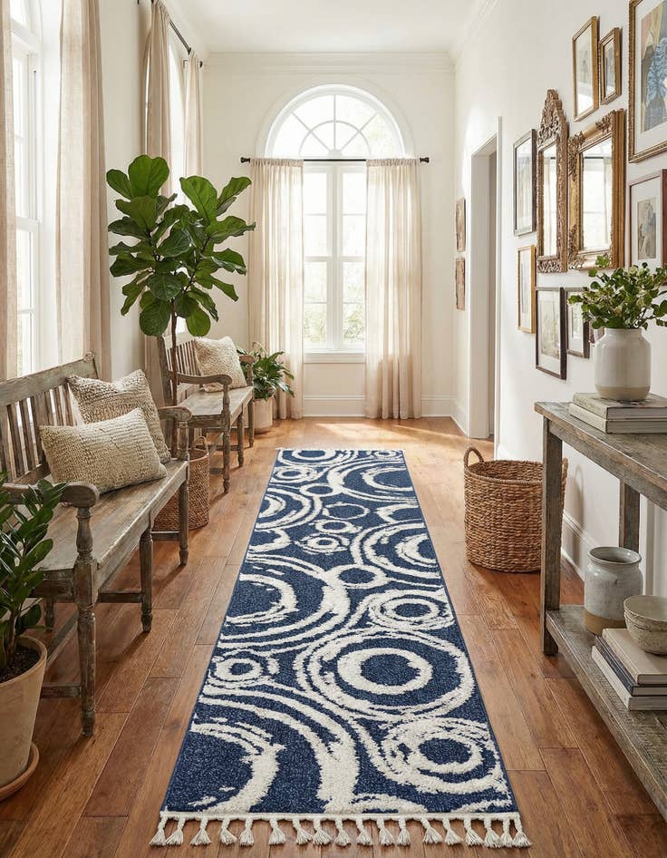 Detail image of 2' 7 x 12' Boho Runner Rug