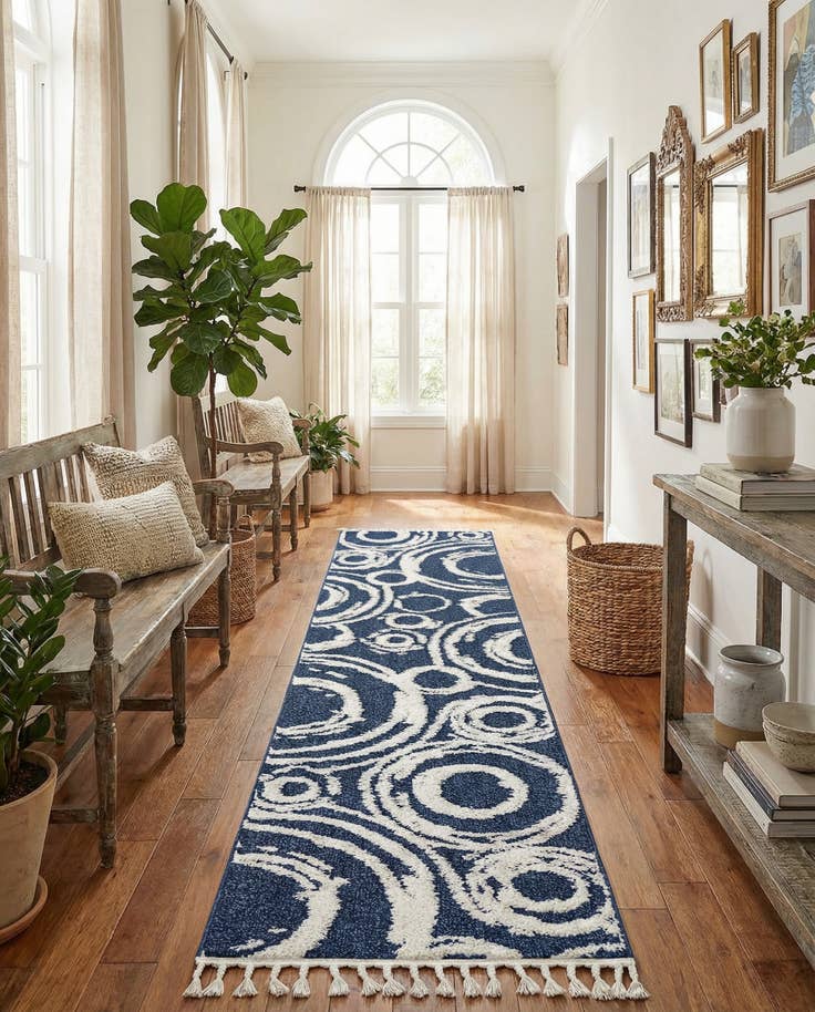 Detail image of 2' 7 x 12' Boho Runner Rug