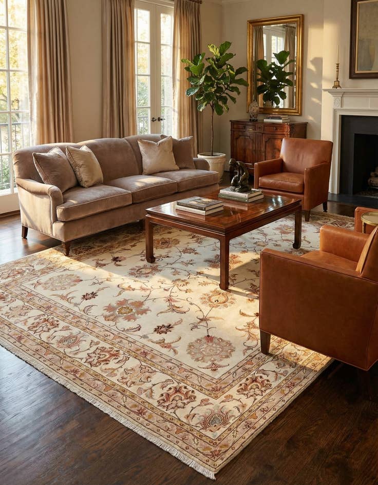 Detail image of 6' 7 x 8' 6 Tabriz Rug