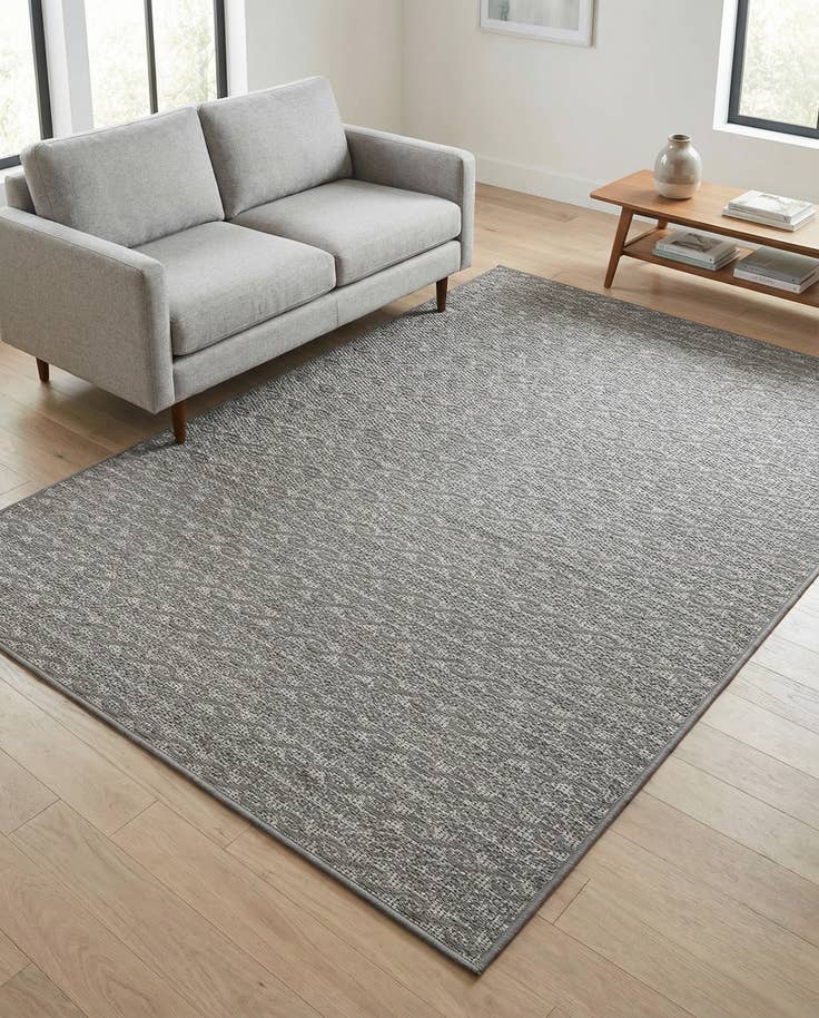 Detail image of 5' 3 x 8' Easy-Clean Modern Indoor / Outdoor Rug