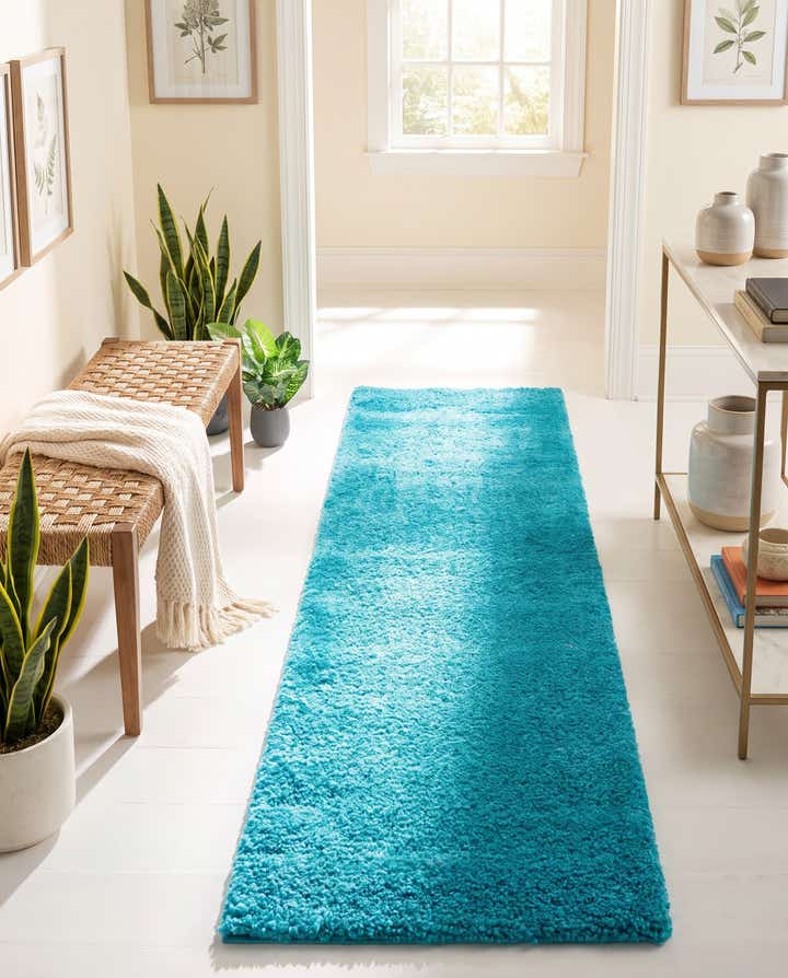 2' 2 x 6' 7 Solid Frieze Runner Rug