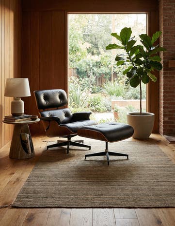 4' 4 x 5' 11 Hand Woven Kilim Modern Wool Rug