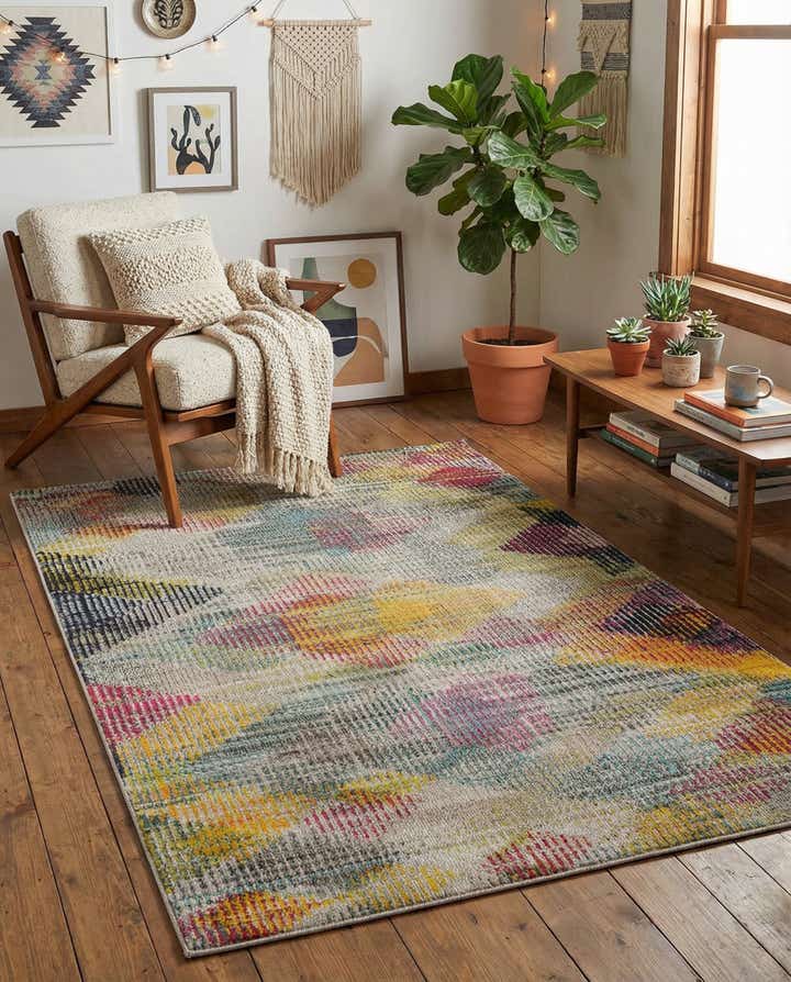5' x 7' Washable Theia Rug