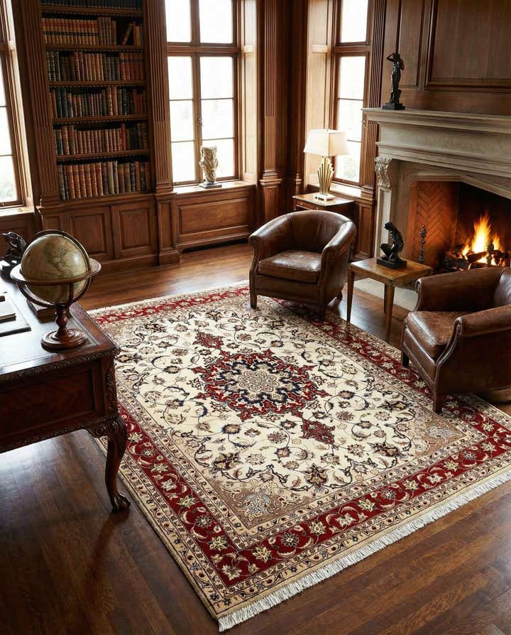 5' 1 x 6' 10 Tabriz Rug