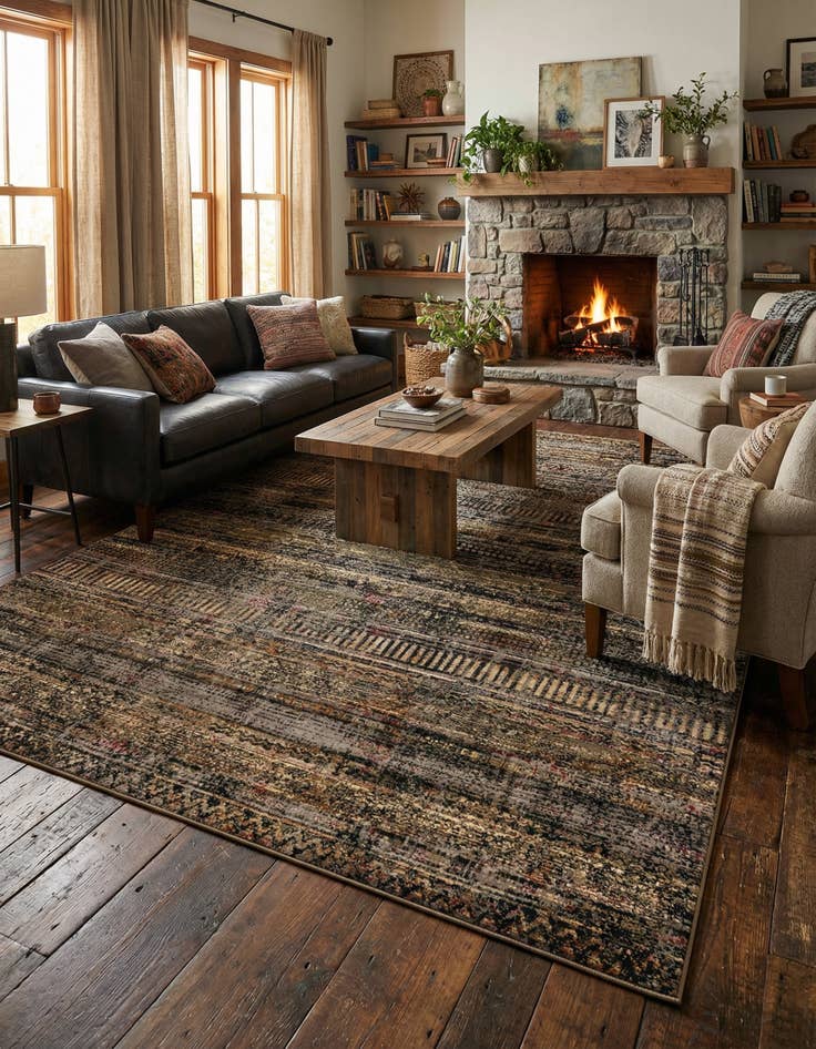 Detail image of 10' x 13' 1 Saturn Rug