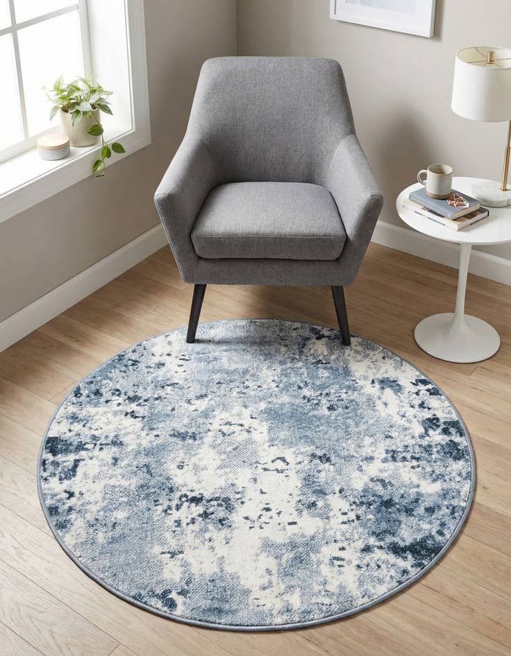 Detail image of 3' x 3' Aurora Round Rug