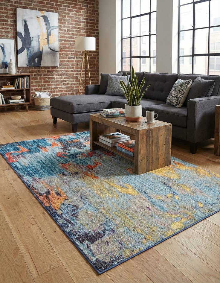 Detail image of Jill Zarin 4' x 6' Downtown Tribeca Rug