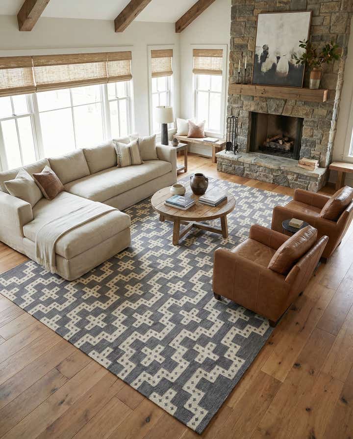 10' x 14' 1 Hand Woven Kilim Wool Rug