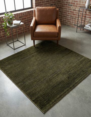 Green Finsbury Square Rug