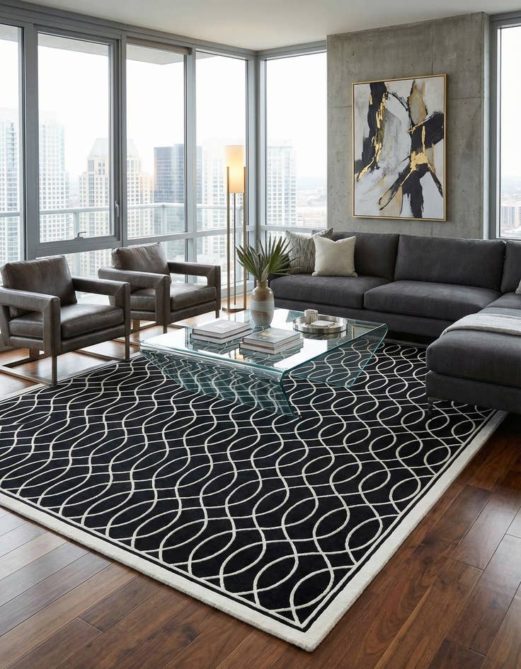 Detail image of 9' 10 x 12' Milano Rug