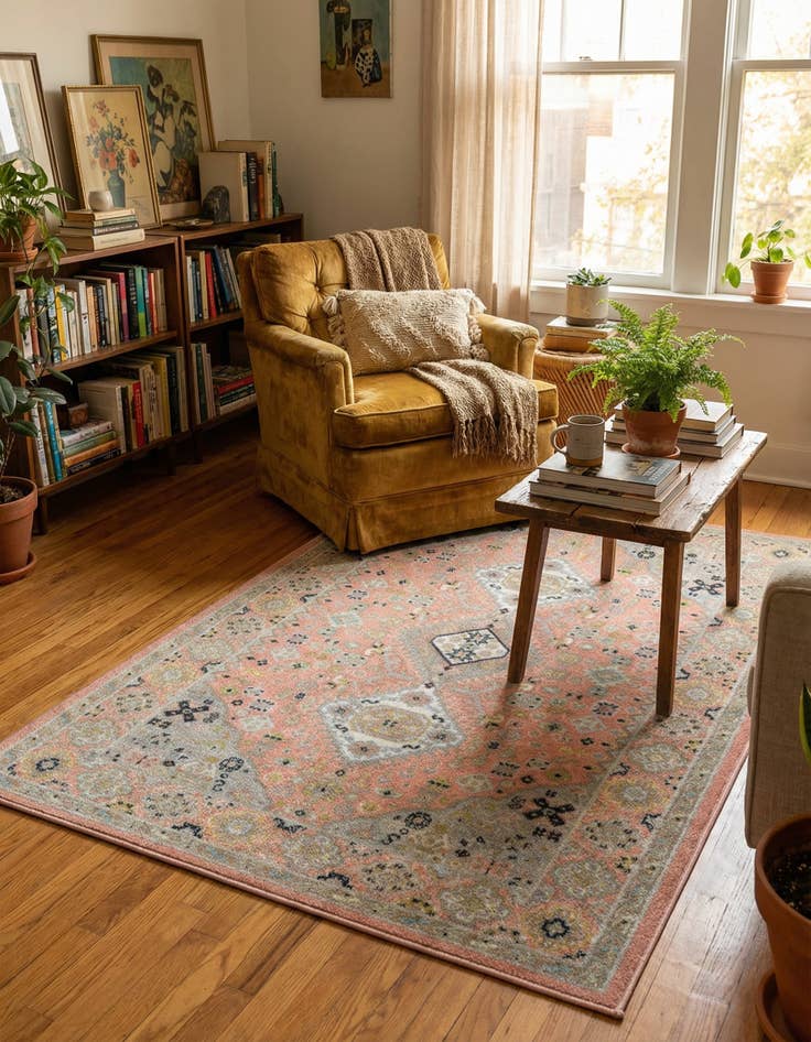 Detail image of 4' x 6' Kamala Washable Rug