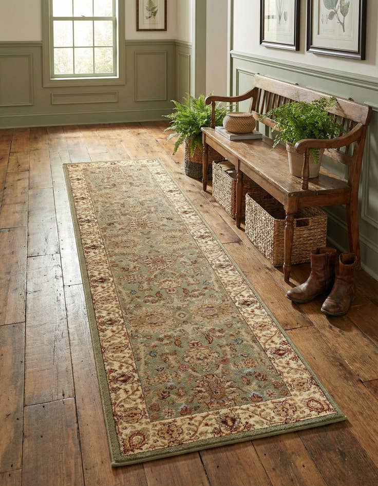 Detail image of 2' 7 x 10' Classic Agra Runner Rug