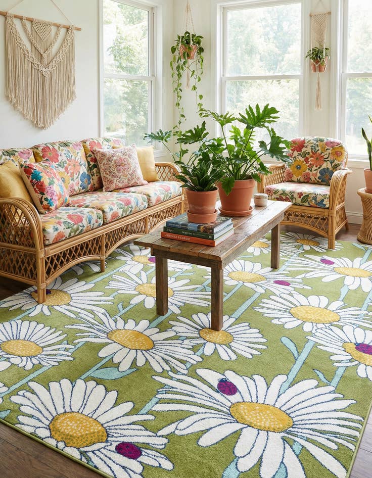 Detail image of 9' x 12' Bloom Rug