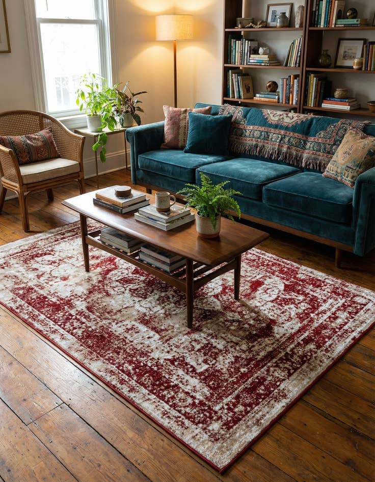 Detail image of 5' 3 x 8' Monte Carlo Rug