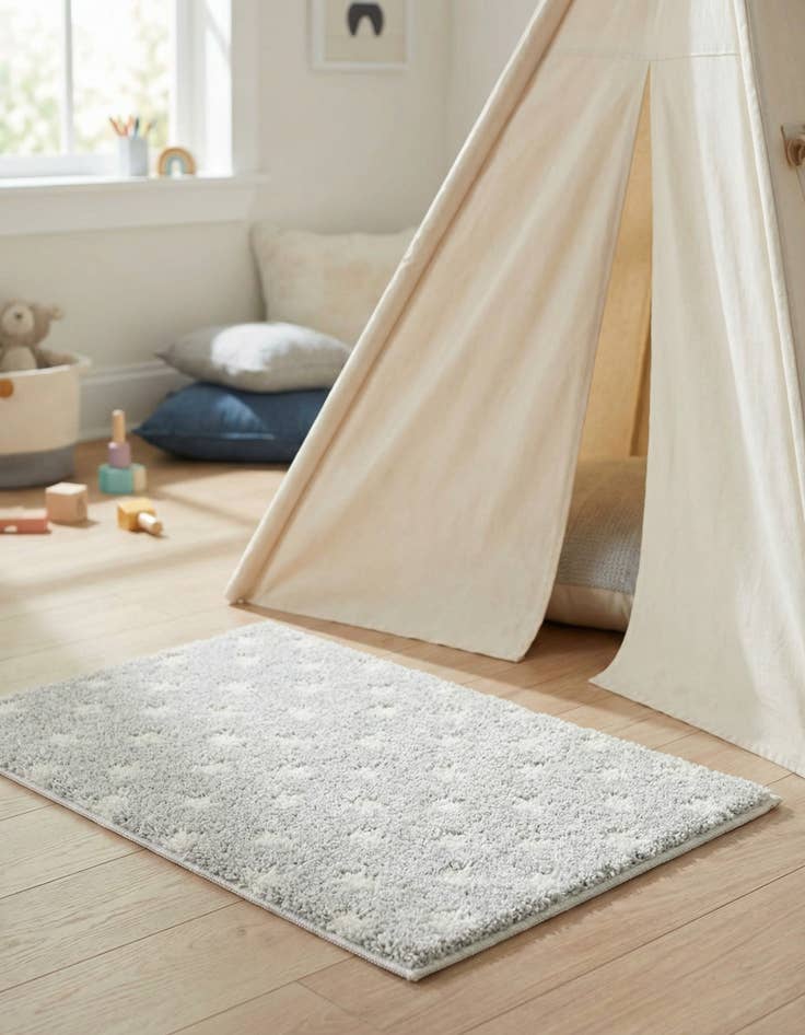 Detail image of 2' 2 x 3' Whimsy Kids Rug