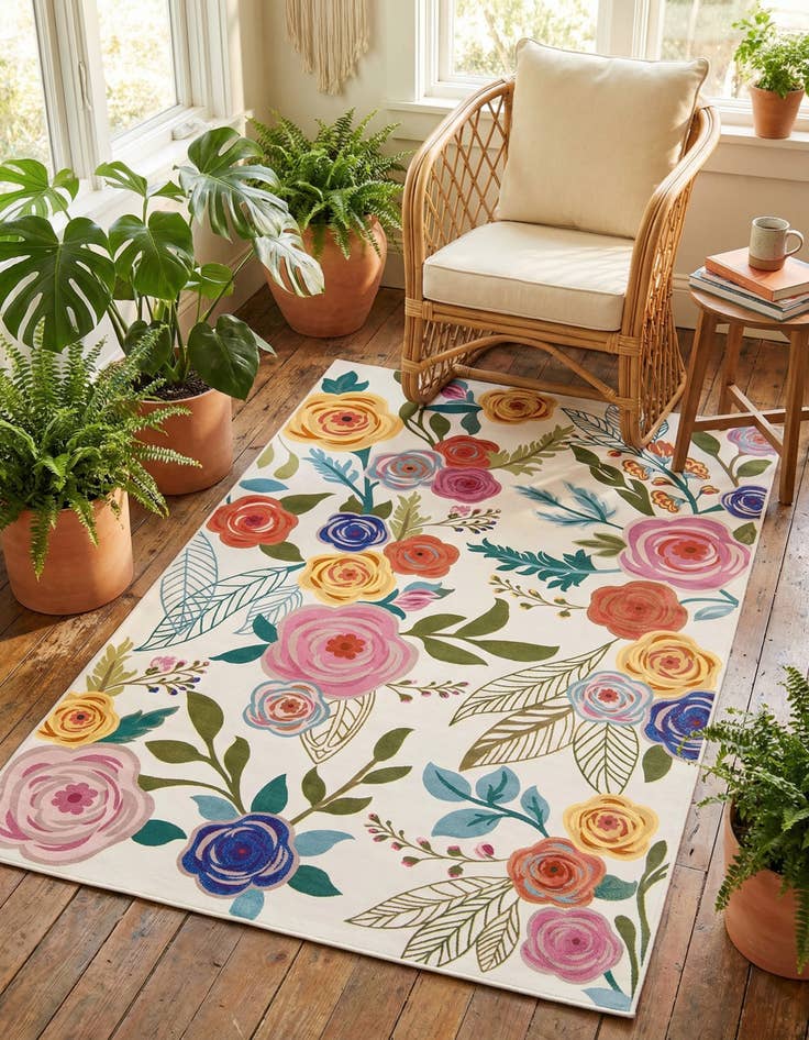 Detail image of 3' 3 x 5' 3 Blossom Rug