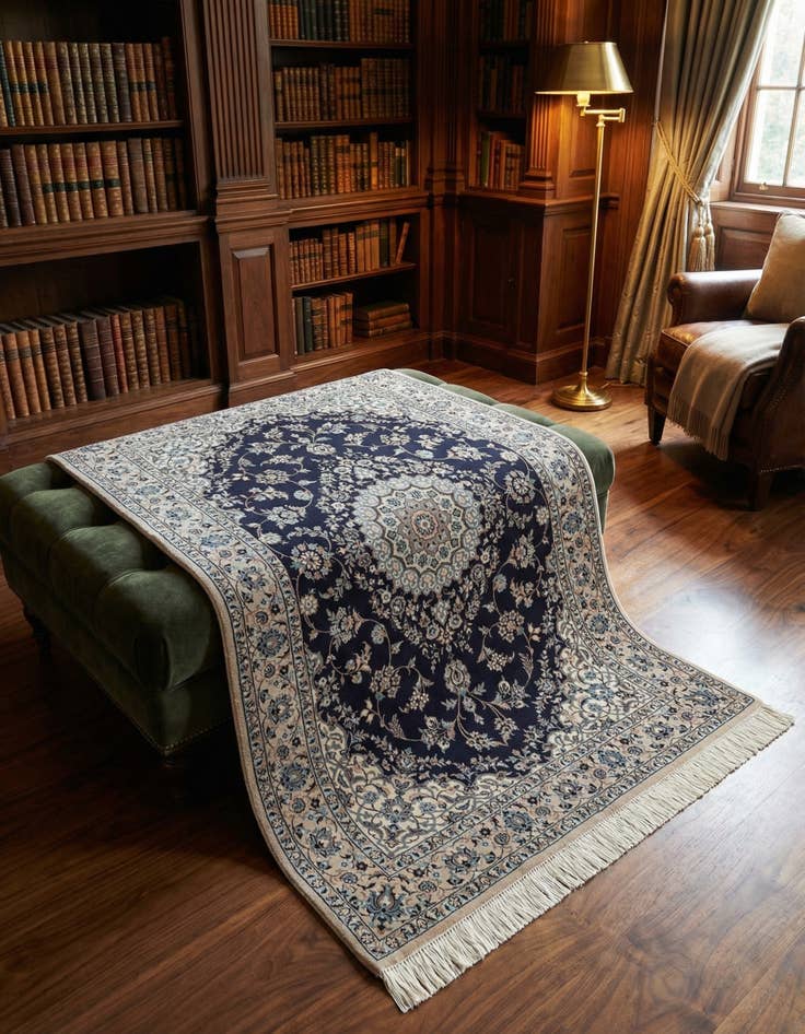 Detail image of 3' 6 x 5' 2 Nain Rug