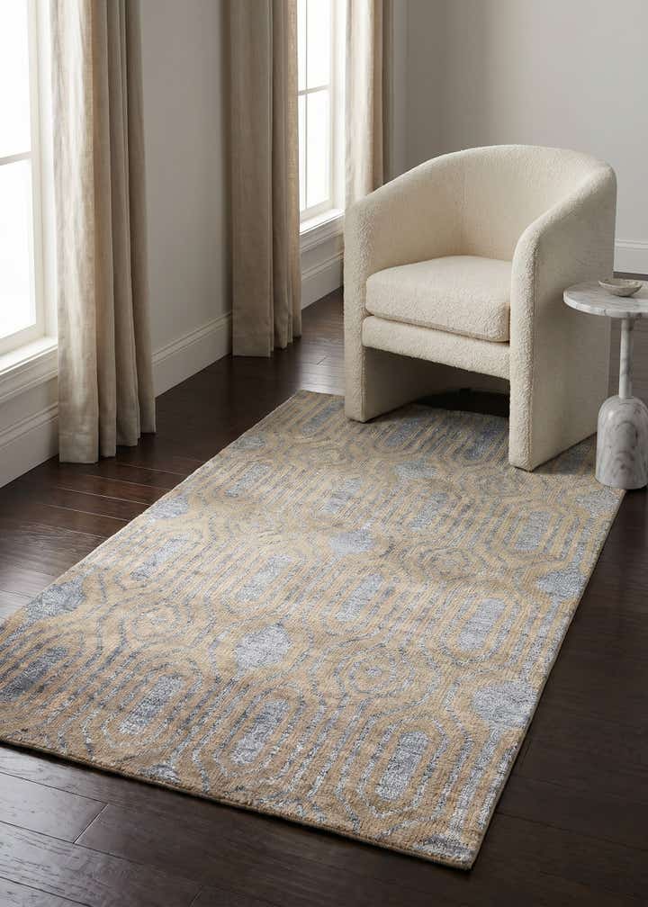 3' 8 x 6' Hand Knotted Darya Rug