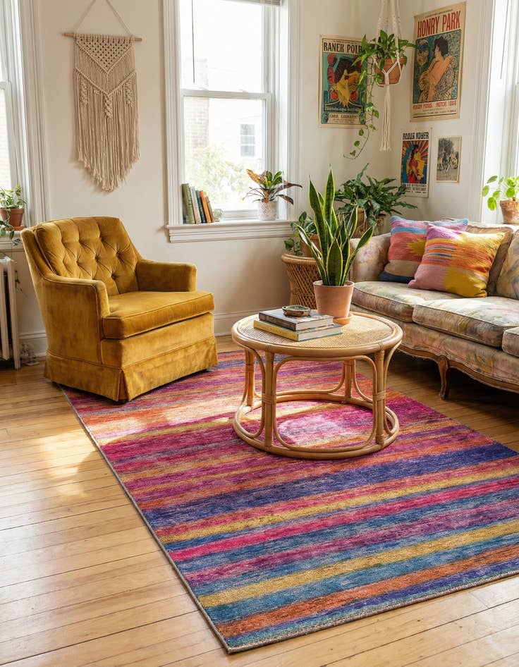 Detail image of 5' x 8' Asha Rug