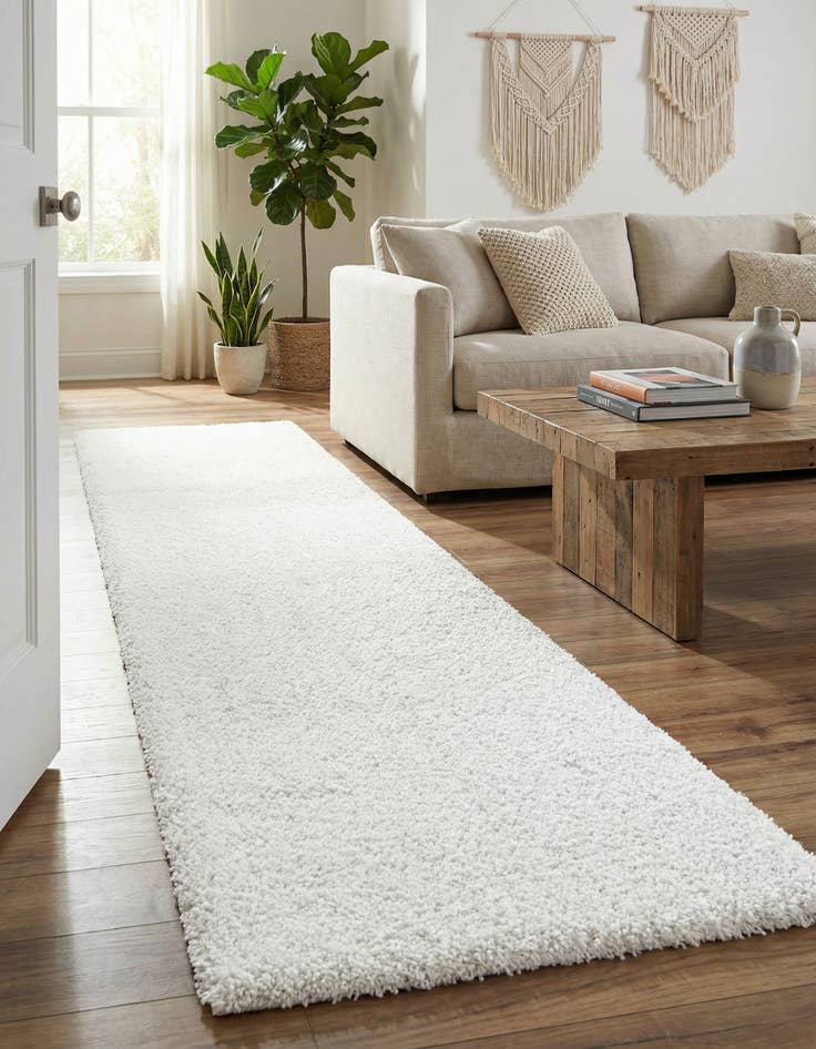 Detail image of  2' 7 x 10' Jill Zarin Shaggy Chic Runner Rug