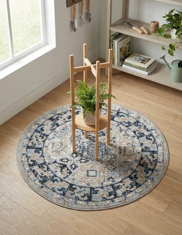 3' 3 x 3' 3 Kamala Washable Round Rug