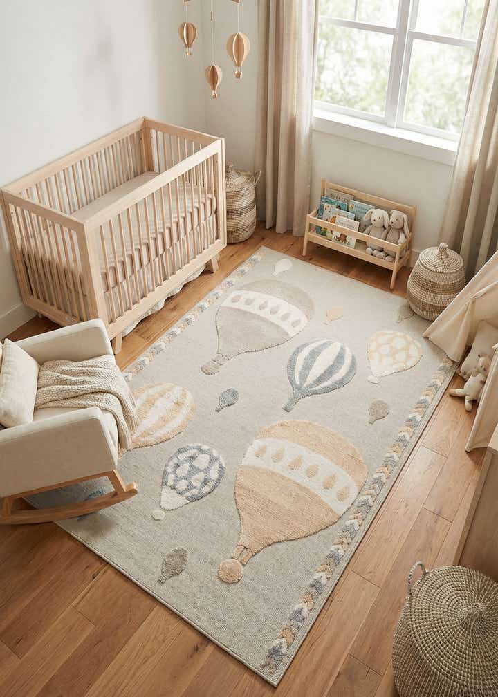 6' x 9' Whimsy Kids Rug