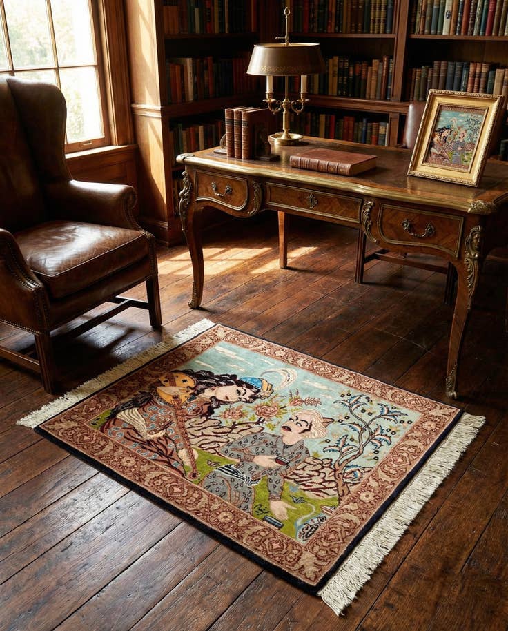 Detail image of 2' 7 x 3' 2 Lahour Rug