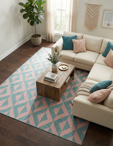 9' x 12' Easy-Clean Jill Zarin Napa Indoor / Outdoor Rug
