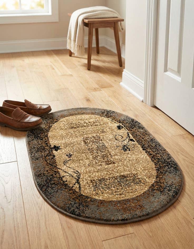 Detail image of 2' x 3' Coffee Shop Oval Rug