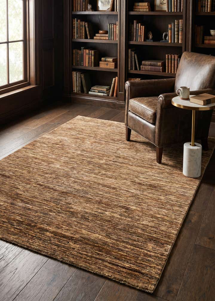 5' x 6' 5 Hand Knotted Modern Ziegler Rug