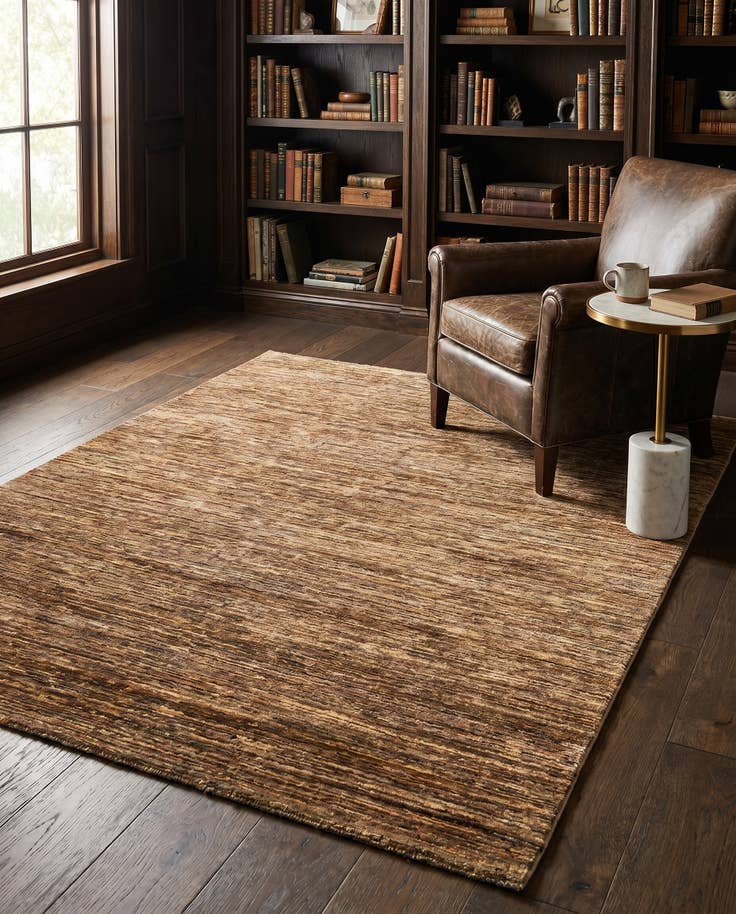 Detail image of 5' x 6' 5 Hand Knotted Modern Ziegler Rug