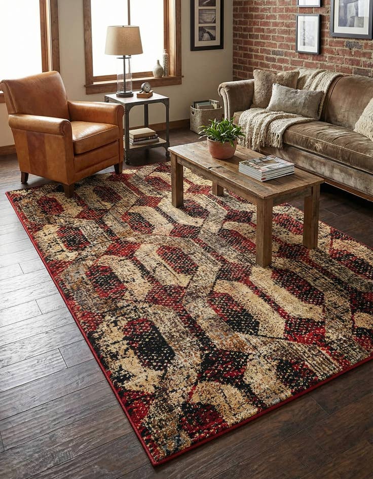 Detail image of 4' x 6' Saturn Rug