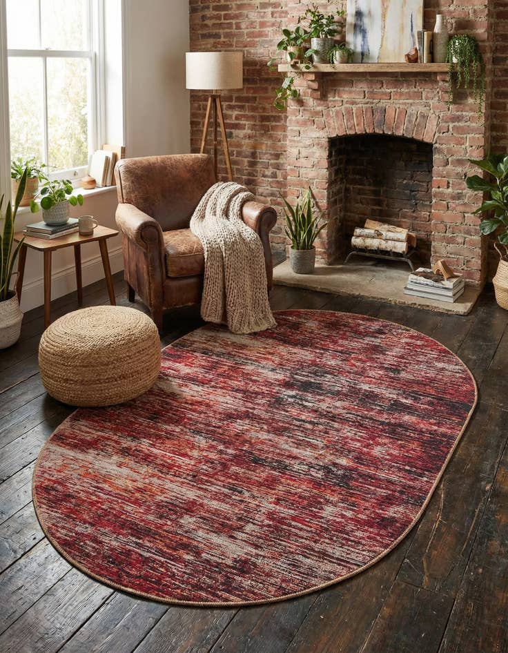 Detail image of 4' x 6' Asha Oval Rug