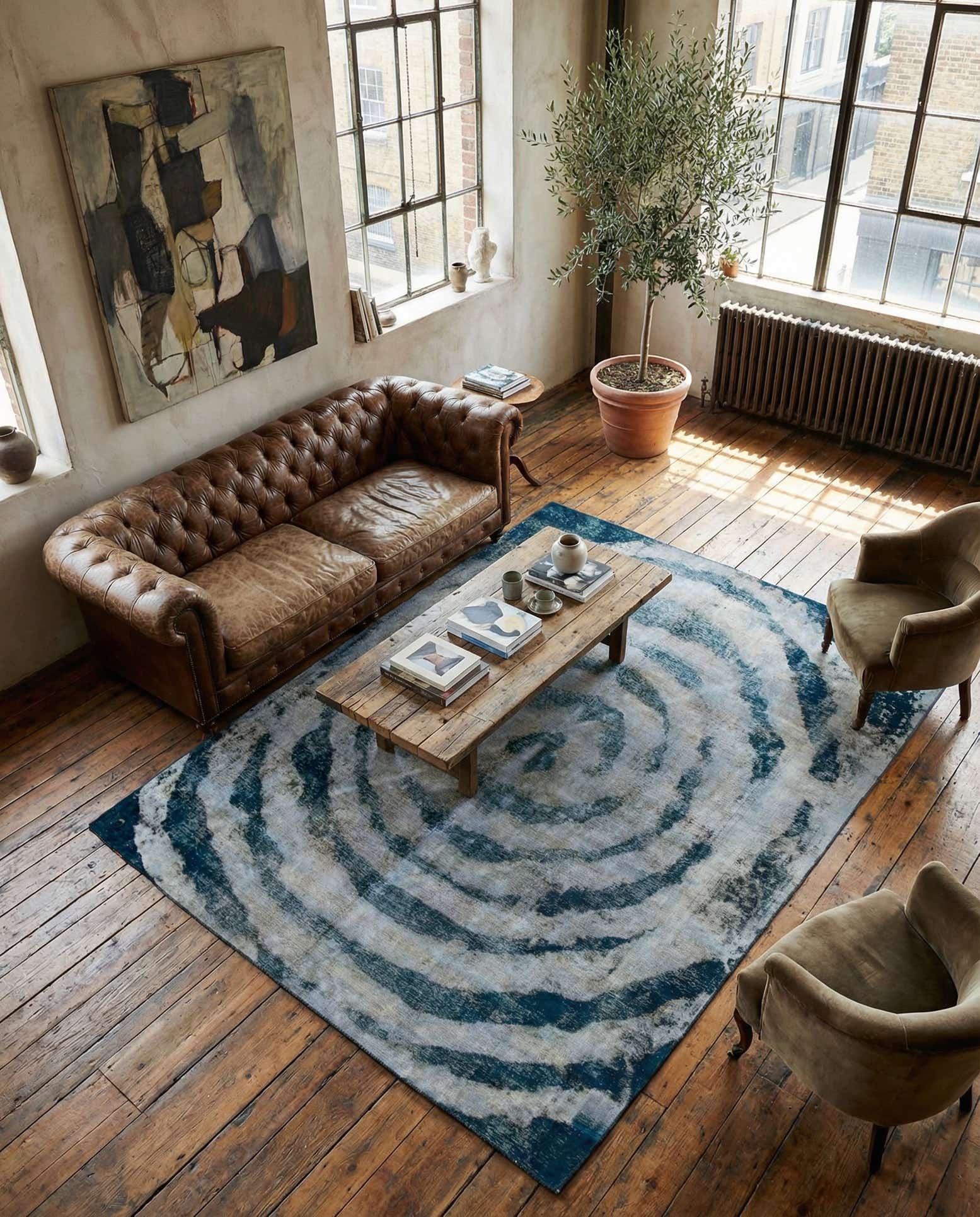 9' 4 x 11' 8 Hand Knotted Ultra Vintage Persian Wool Rug