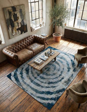 9' 4 x 11' 8 Hand Knotted Ultra Vintage Persian Wool Rug