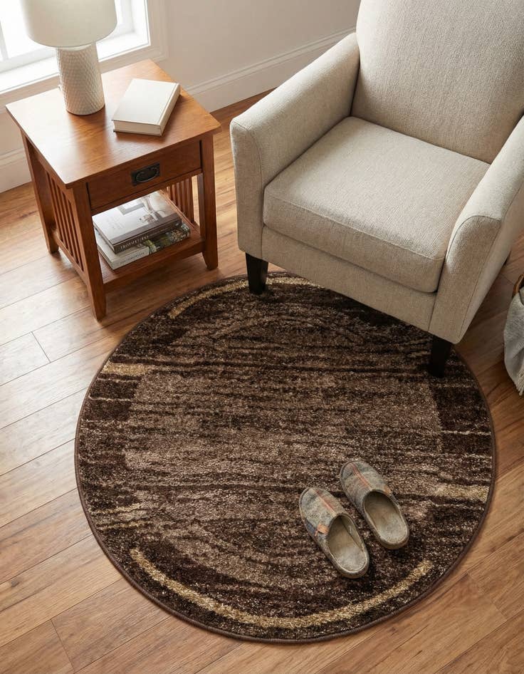 Detail image of 3' x 3' Equinox Round Rug