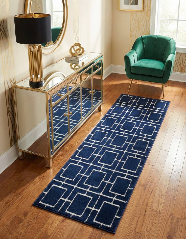 Detail image of 2' x 6' Marilyn Monroe&trade; Glam Deco Runner Rug