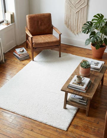 3' 3 x 5' 3 Solid Frieze Rug
