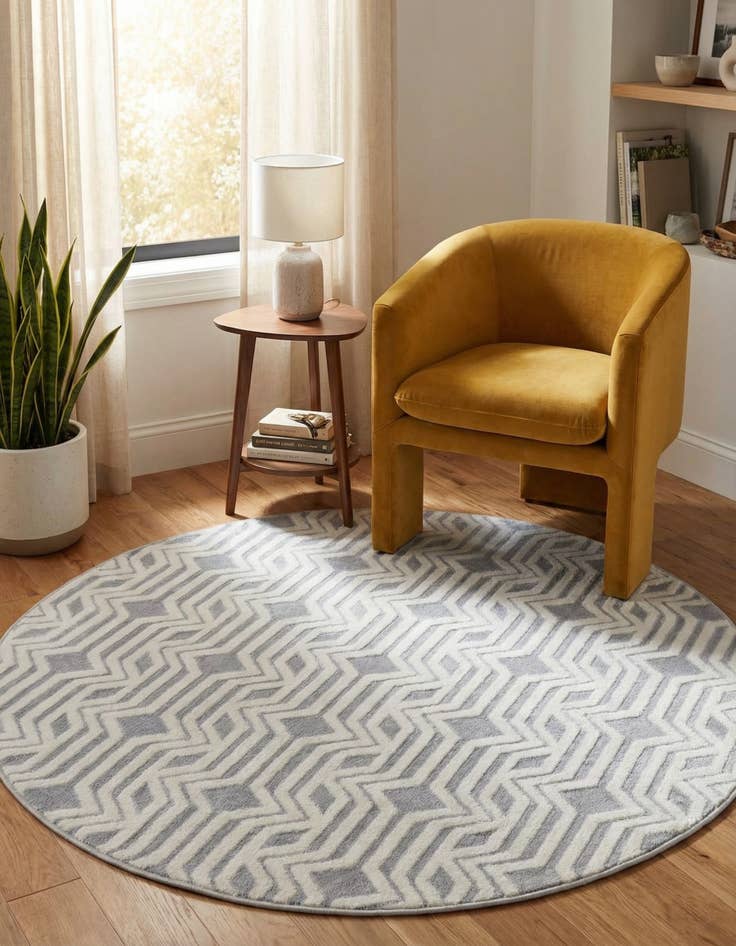 Detail image of 4' x 4' Vince Camuto Round Rug