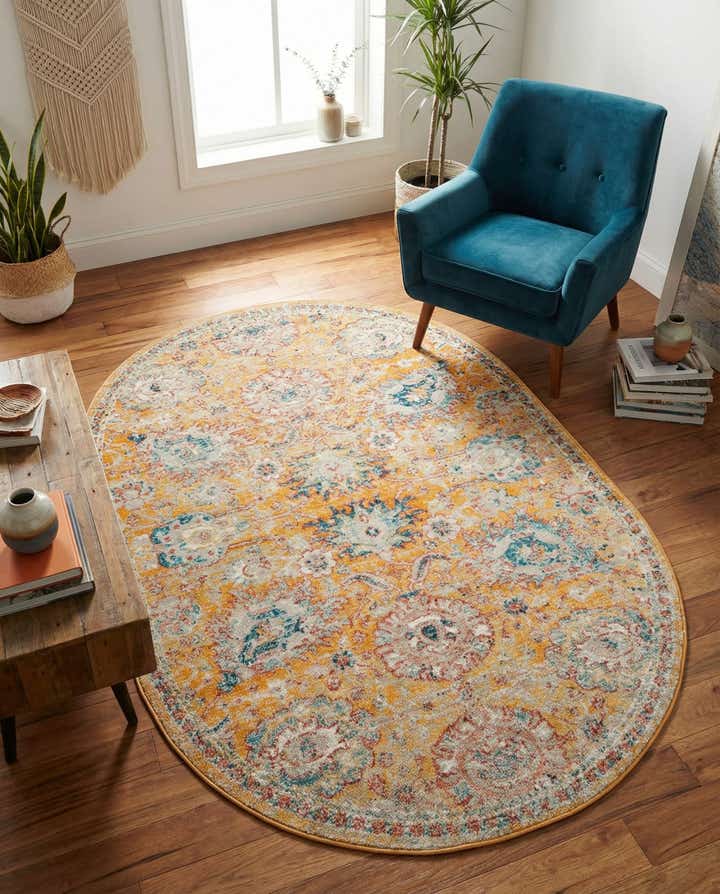 120cm x 180cm Lola Alfombra Óvalo